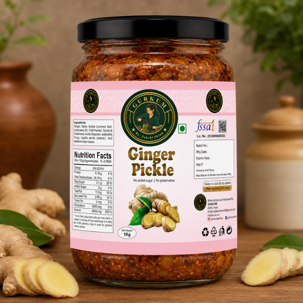 Gurkum Ginger Pickle (1kg)