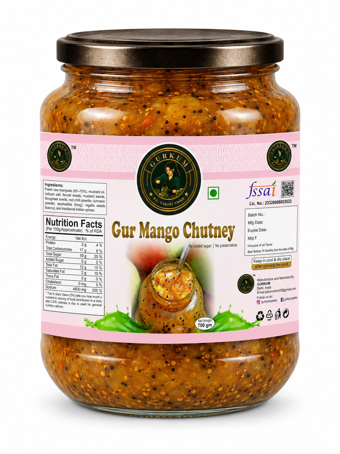 Gur Mango Chutney