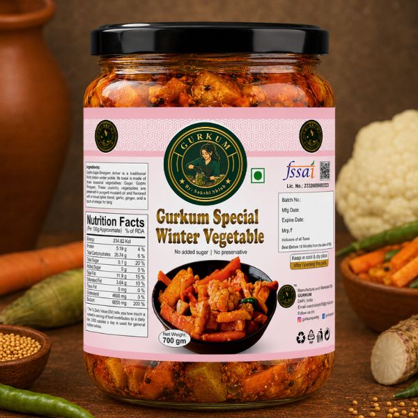 Gurkum Special Winter Vegetable Pickle