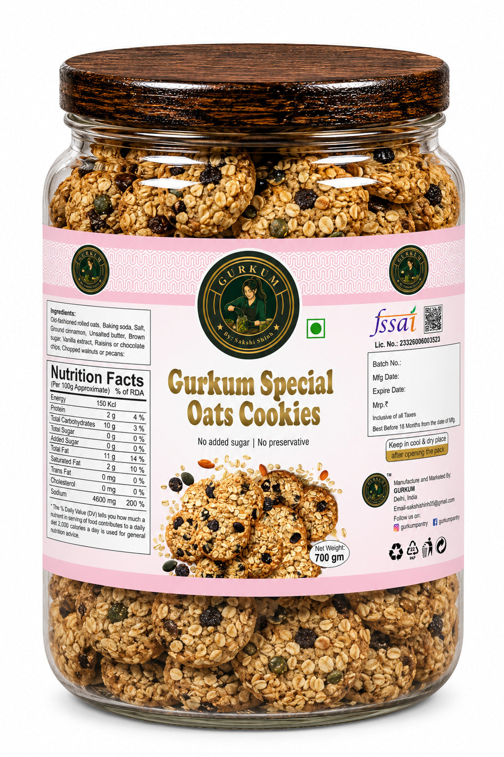 Gurkum Special Oats Cookies