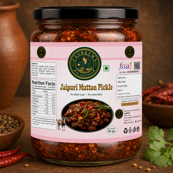 Gurkum Jaipuri Mutton Pickle
