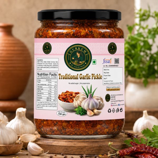 Gurkum Traditional Garlic Pickle
